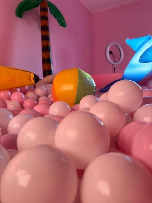 #1 Most Viral Pink House W Ball Pit Holiday home *