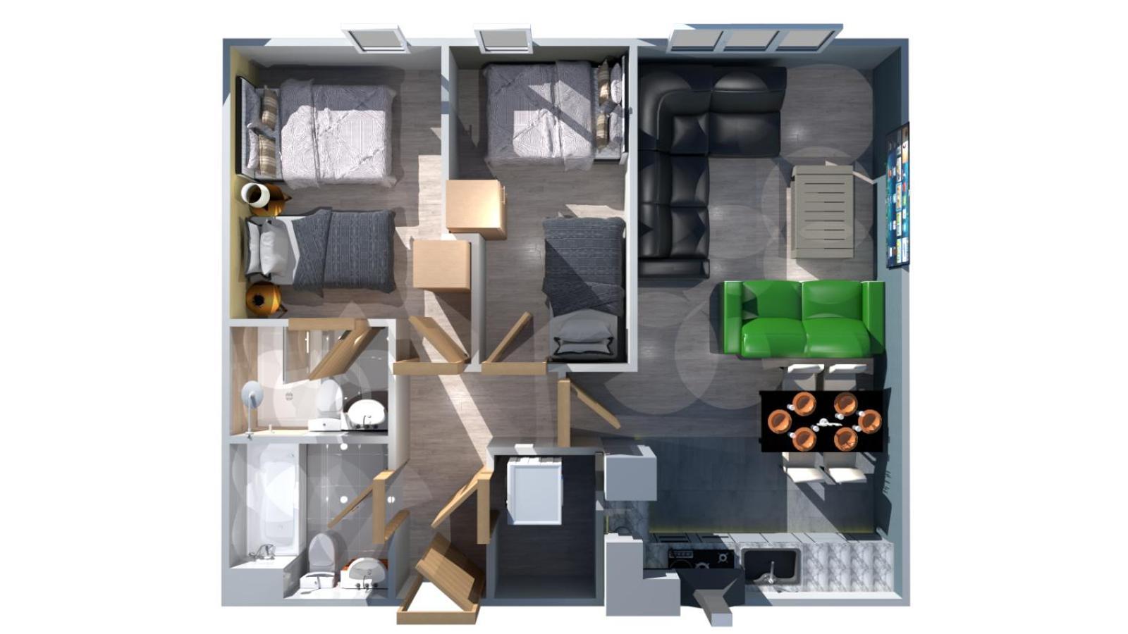 Sidemersey Livings- Convenient And 2-bedroom Haven In L1 Liverpool