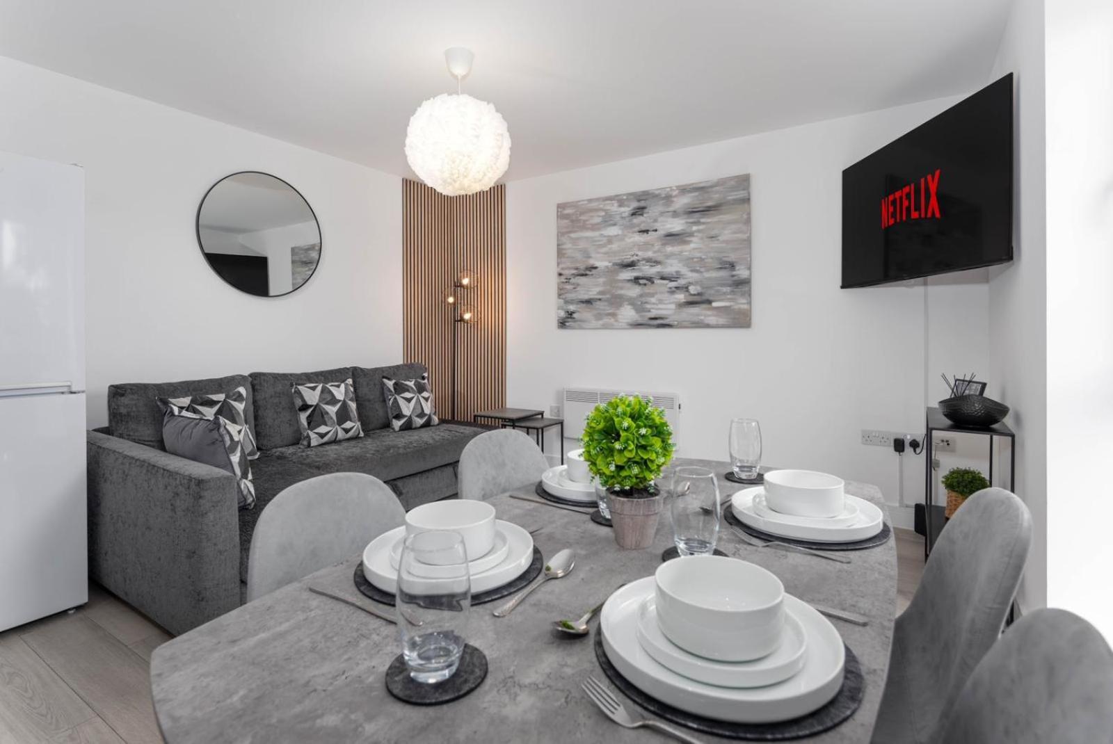 Apartment Flexible 2-bed Near Stadiums Free Parking